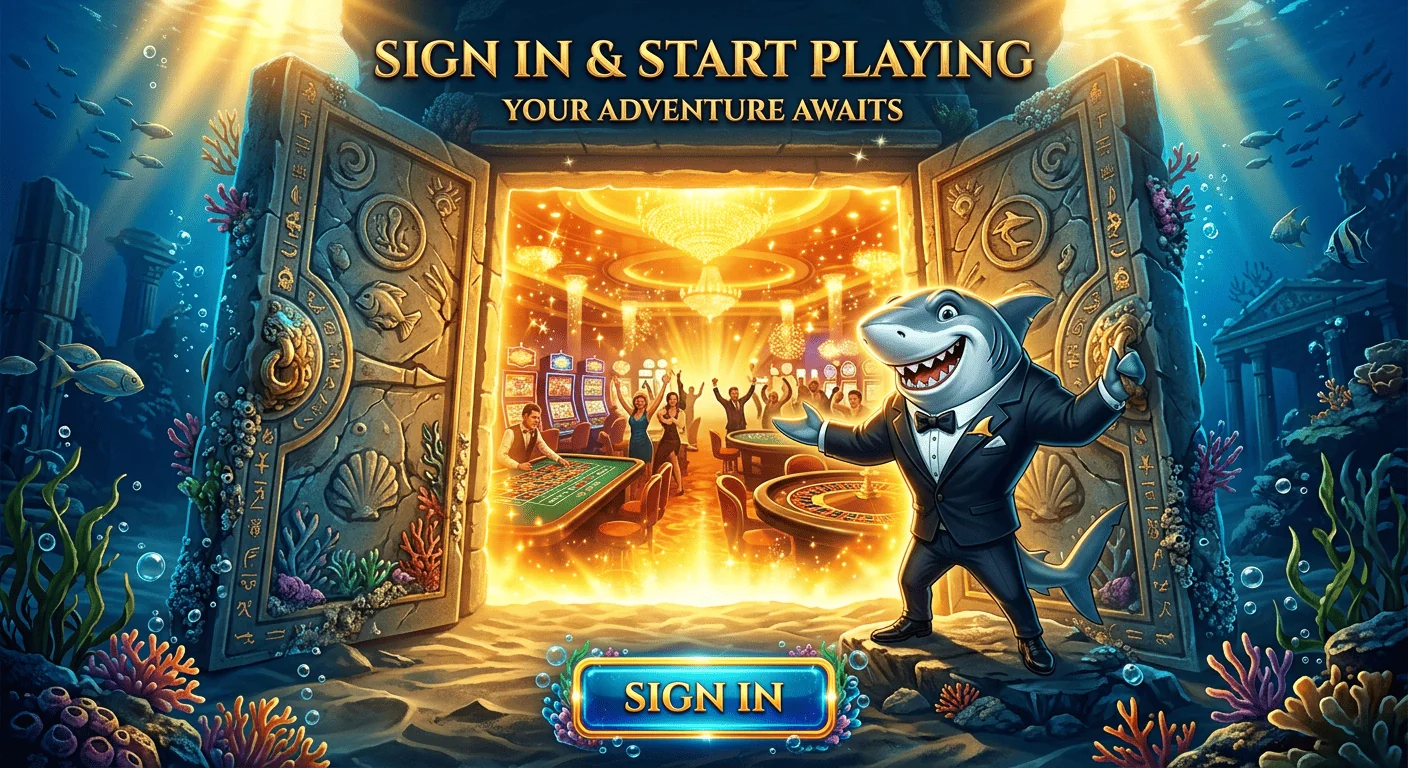 Winshark Canada sign in page for registered players